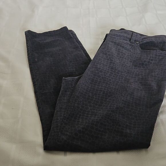 Olsen Women's Mona Slim Casual Pants Gray 12 - Picture 13 of 16